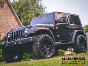 Jeep Custom Wheels (1) - Black Rhino - 20 x 9.5 - Overland - Matte Black